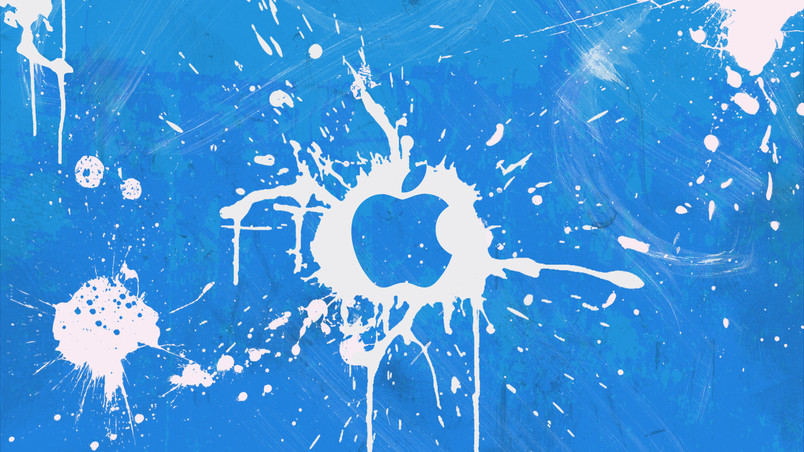 Apple Splashero 2 Blue wallpaper