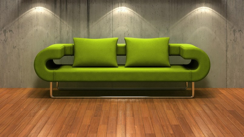 3D Couch wallpaper