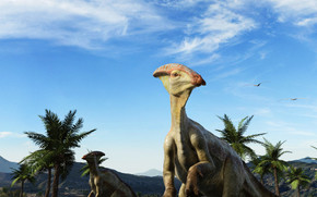 Parasaurolophus wallpaper