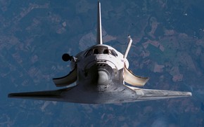 Space shuttle orbit wallpaper