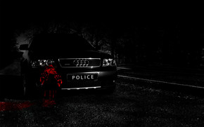 Audi A6 Police Car wallpaper