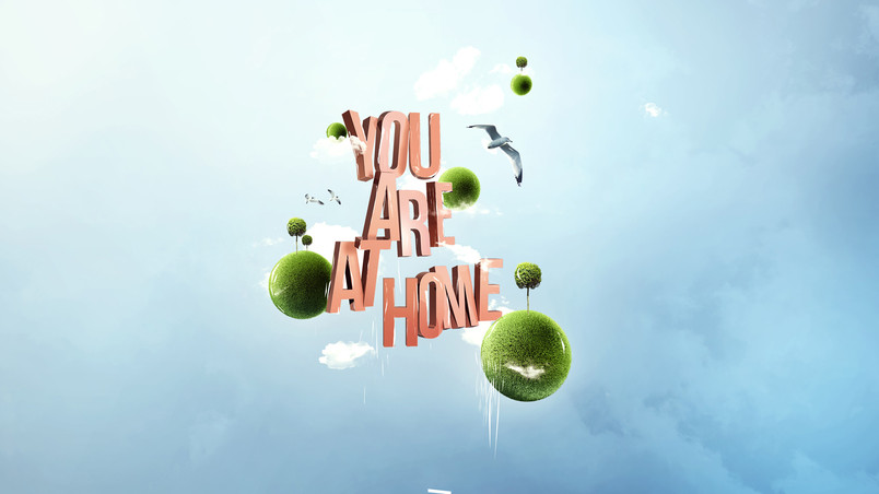 You are at Home wallpaper