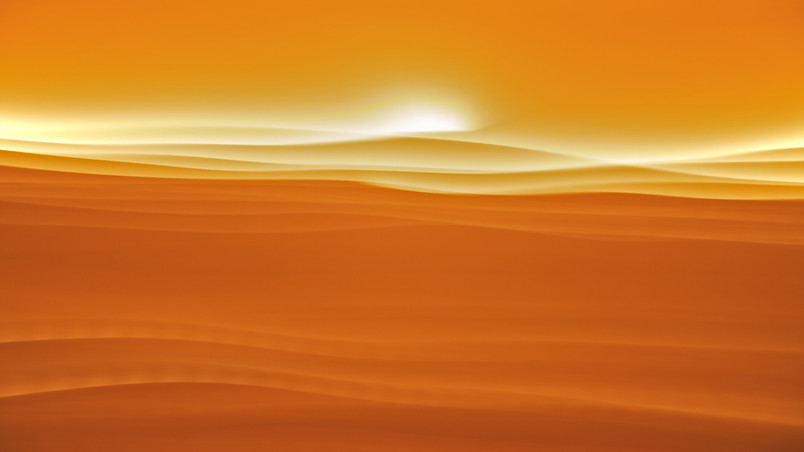 Desert sunlight wallpaper