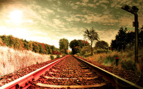 Railroad wallpaper