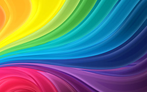 Curl Rainbow wallpaper