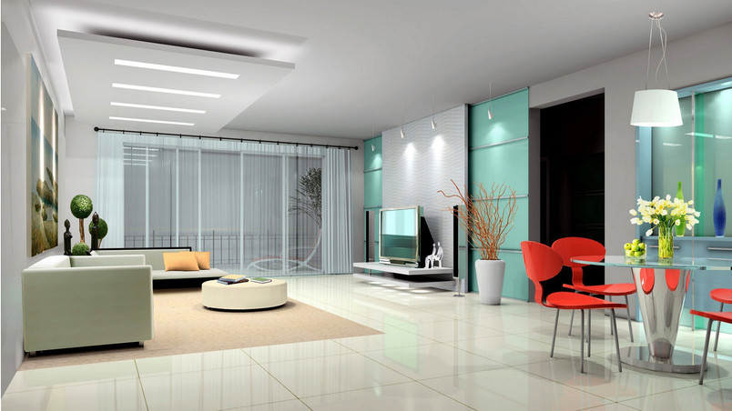 Cool Living Room HD Wallpaper - WallpaperFX