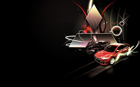 Mitsubishi Lancer Evolution Logo wallpaper