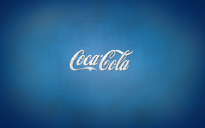 Blue Coca Cola wallpaper