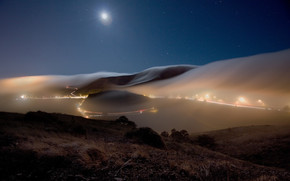 Night View from Mountains wallpaper