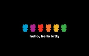 Hello Kitty Shapes wallpaper