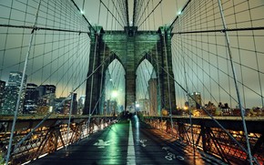 Brooklyn Bridge HDR wallpaper