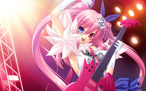 Pink Anime Girl wallpaper