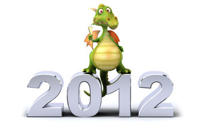 Year of Dragon 2012 wallpaper