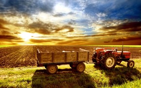 HDR Tractor wallpaper