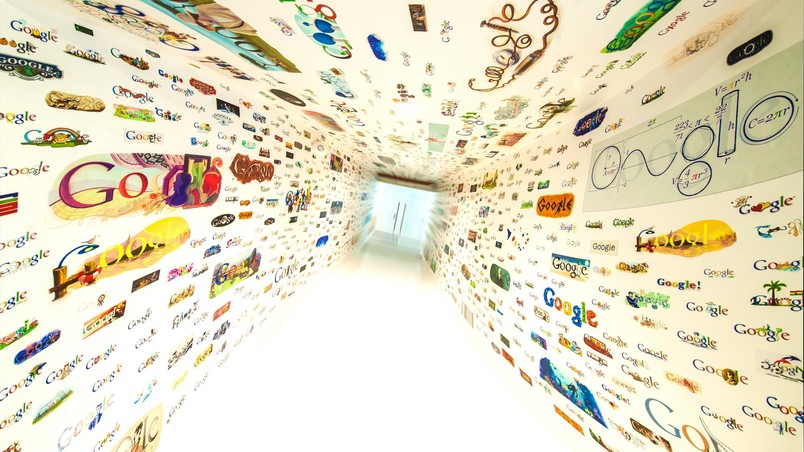 Google Logo Room wallpaper
