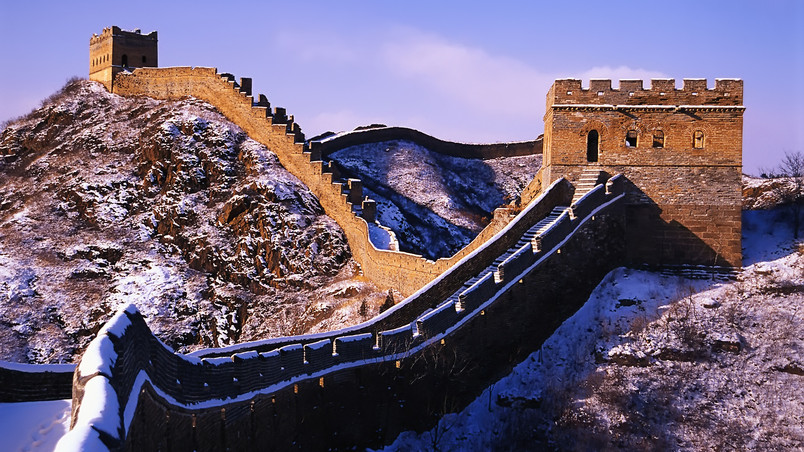 Great Wall in Winter wallpaper
