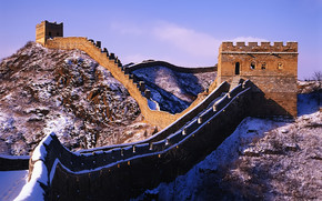 Great Wall in Winter wallpaper