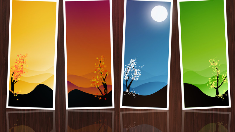 4 Seasons Frames wallpaper