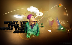 Young Girl Thinking wallpaper