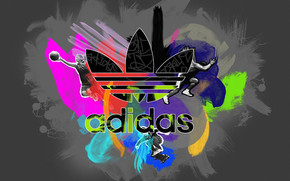 Colorful Adidas Logo wallpaper