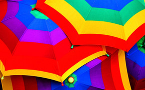 Colorful Umbrellas wallpaper