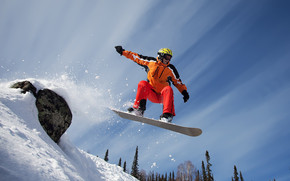 Extreme Snowboarder wallpaper