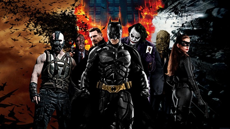 The Dark Knight Characters wallpaper