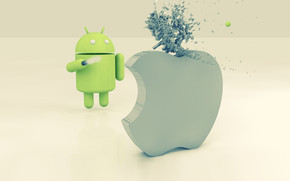 Android Vs Apple wallpaper