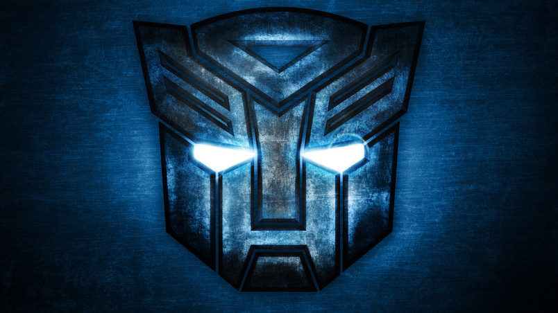 Transformers Blue Logo wallpaper