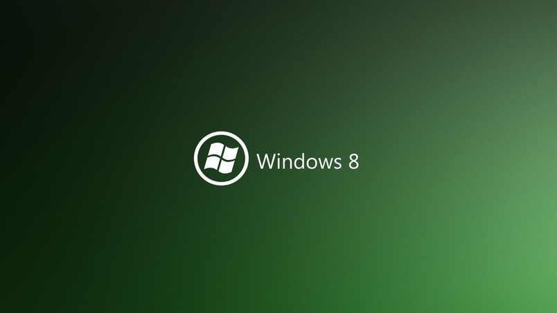 Green Windows 8 wallpaper