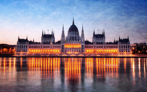 Budapest Night View wallpaper