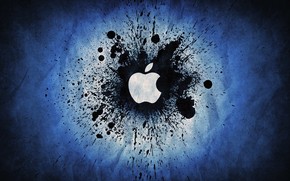 Apple Textured Logo wallpaper