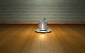 3D Apple Logo wallpaper
