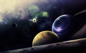 Great Space World View wallpaper