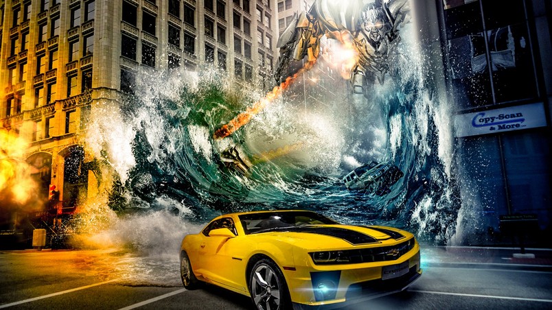 Transformers City wallpaper