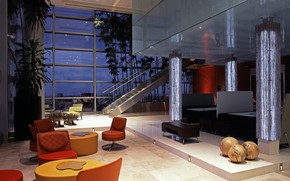 Modern Lounge Area wallpaper