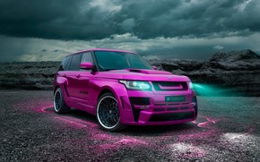 Pink Range Rover Vogue 2013 wallpaper