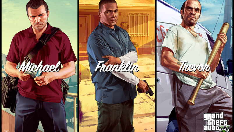 Michael Fanklin Trevor GTA 5 wallpaper