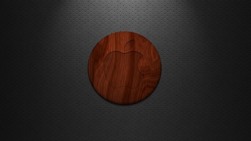 Apple Wood Logo wallpaper