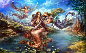 Fantasy Elves from Forsaken World wallpaper