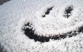 Smile Snow Face wallpaper