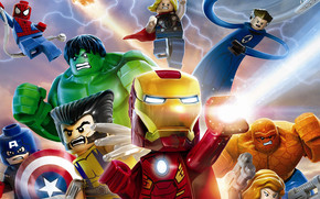Marvel Super Heroes by Lego wallpaper