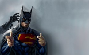 Batman and Superman wallpaper