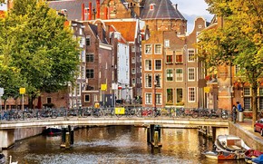 View from Amsterdam wallpaper