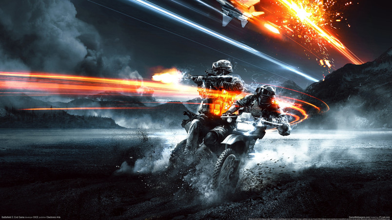 Battlefield 4 game - Soldier with assault rifle 6K wallpaper download
