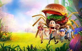 Cloudy with a chance of Meatballs wallpaper