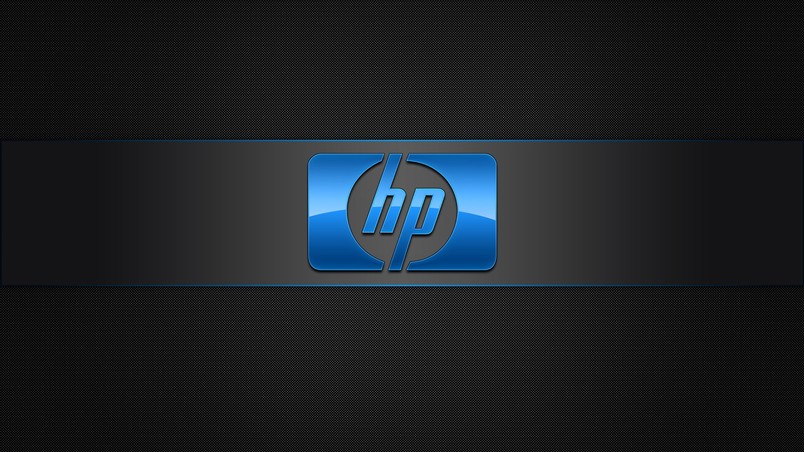 Blue HP Logo wallpaper