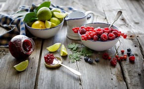 Jam and Fruits wallpaper