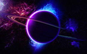 Colorful Galaxy View wallpaper
