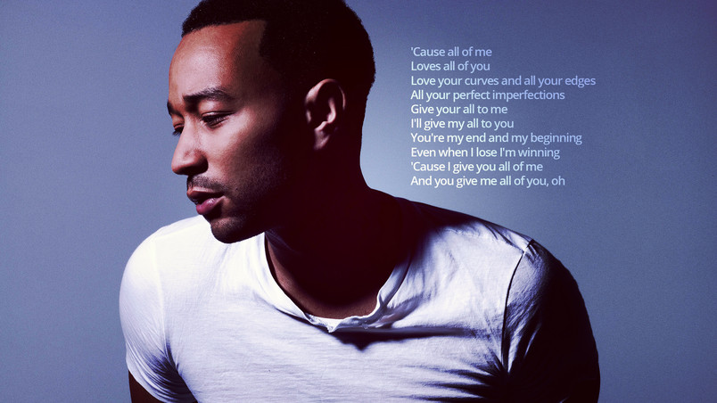 all of me john legend about